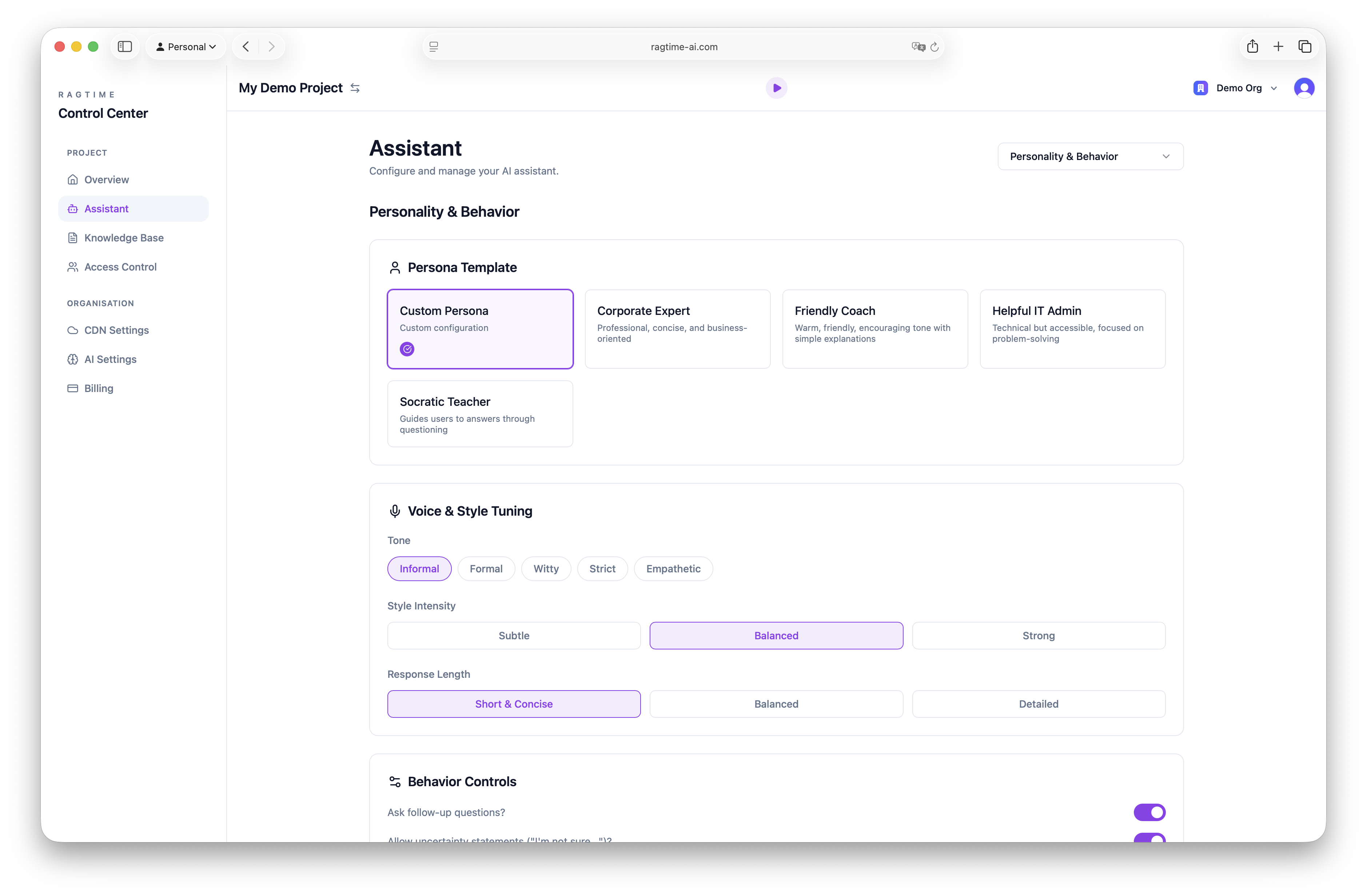 Give Your Assistant a Voice